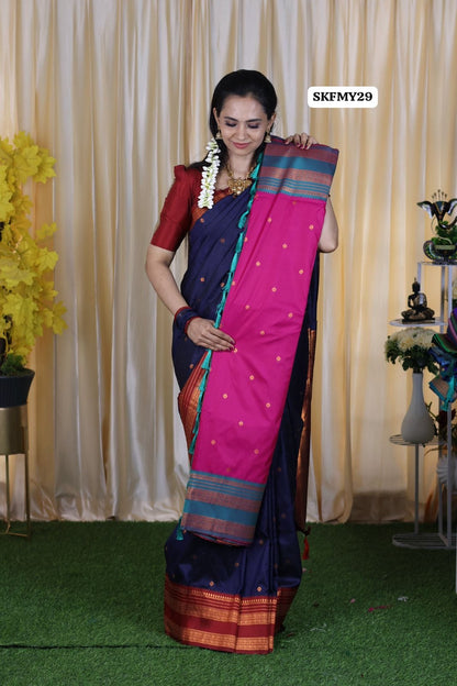 Kanchi semi soft silk saree😍
