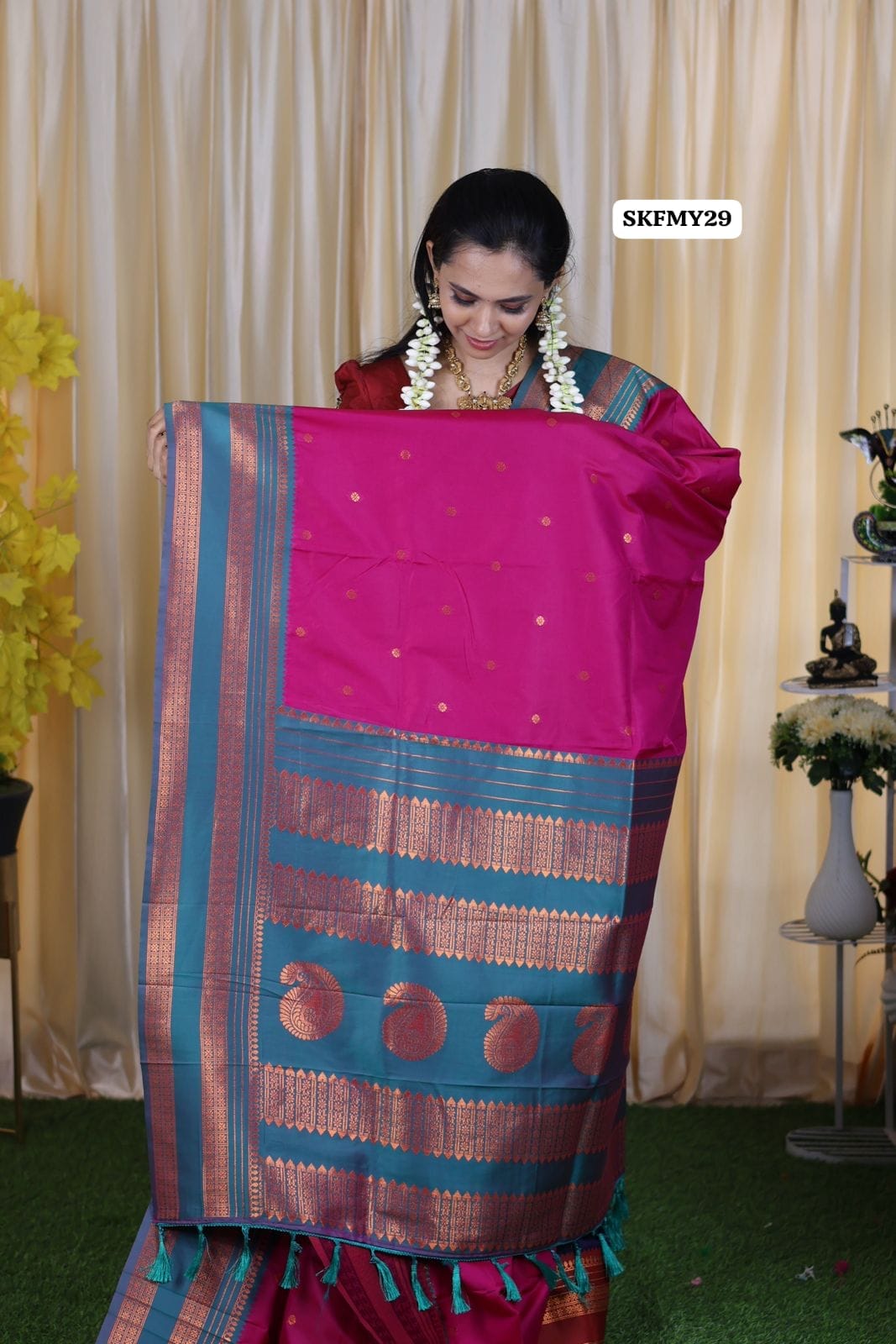 Kanchi semi soft silk saree😍