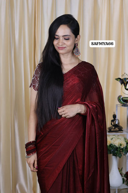 Aadi offer🌹Space silk  saree with work blouse (Work only in one side either front or back) 😍