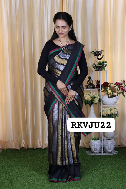 Nita Ambani inspired semi katan soft silk saree 🥳