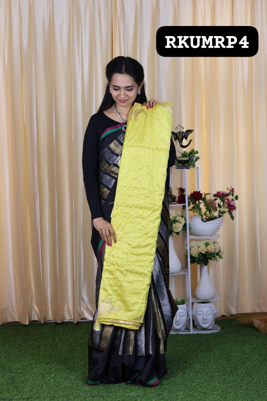 Aadi offer🌹Pichwai semi silk saree 😍