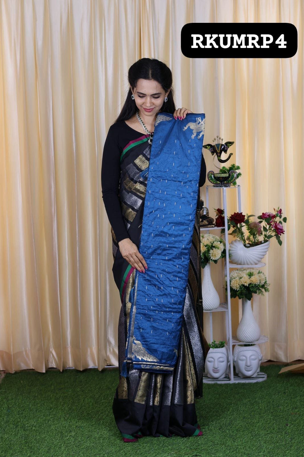 Aadi offer🌹Pichwai semi soft silk saree 😍