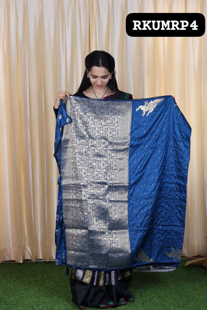 Aadi offer🌹Pichwai semi soft silk saree 😍