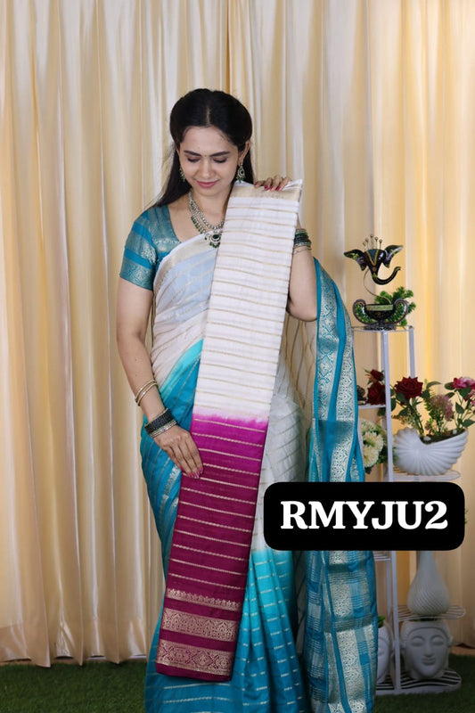 Mysore crepe silk saree 🥳