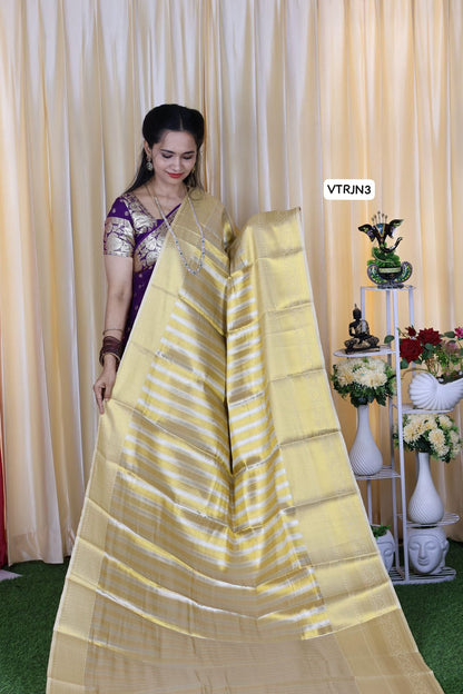 Kanchi inspired semi silk Saree 🥳