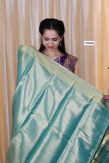 Kanchi inspired semi silk Saree 🥳