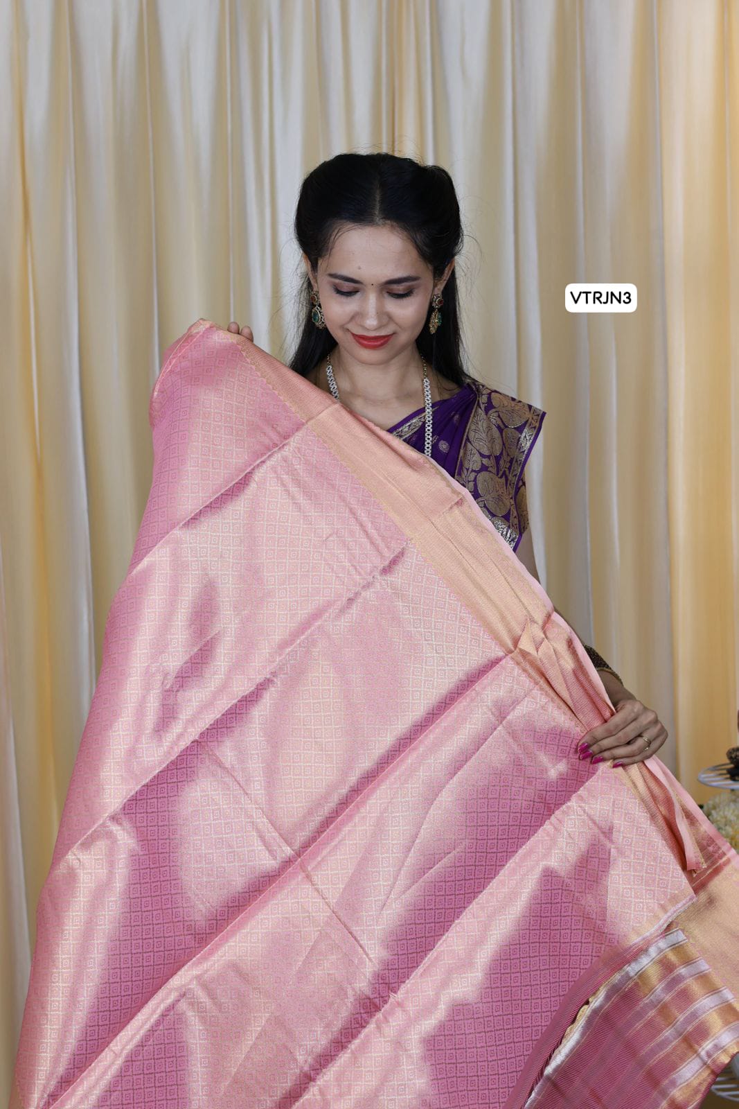 Aadi offer 🌹Kanchi inspired semi silk Saree
