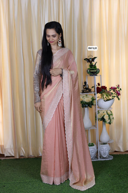 Space silk. with jarkhan work Aadi offer 🥳