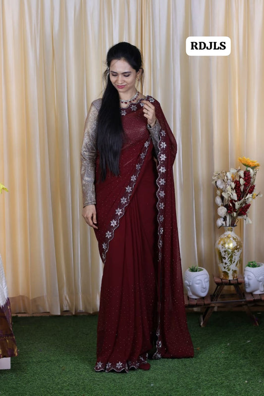 Party wear designer saree prebook ❌