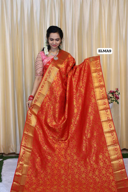 Bridal Semi Silk Saree🥳