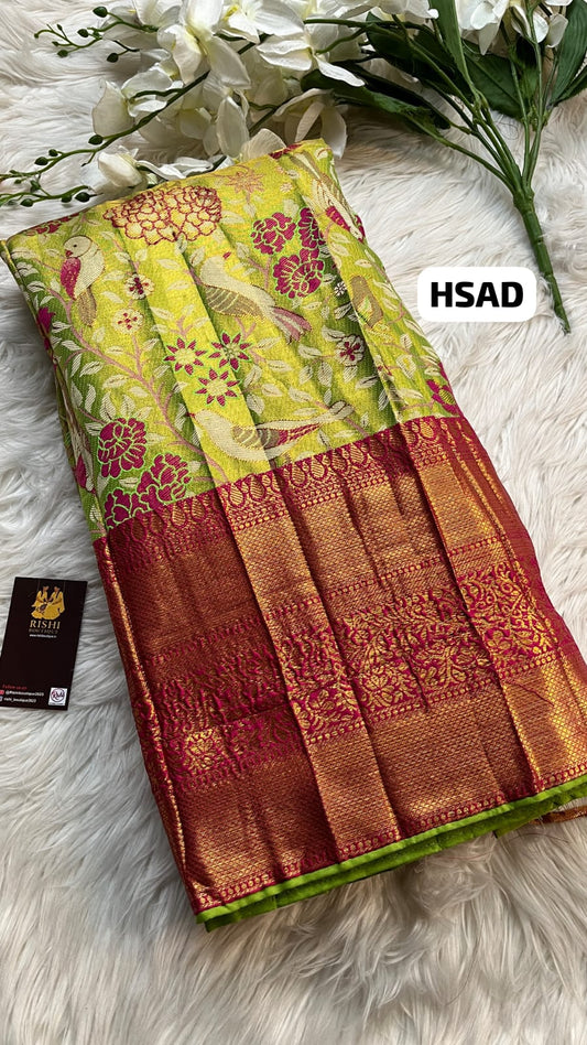 Kanchi semi silk Lehanga🥳