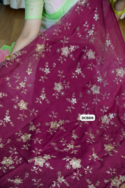 Georgette Saree with designer blouse🥰😎📚