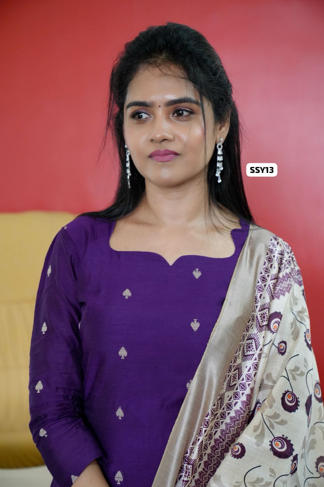 Raw silk 2 piece stitched 🥰😎