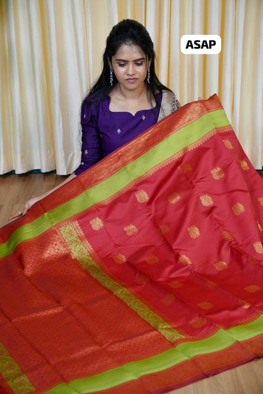 Gadwal Semi silk saree 🥰😎📚