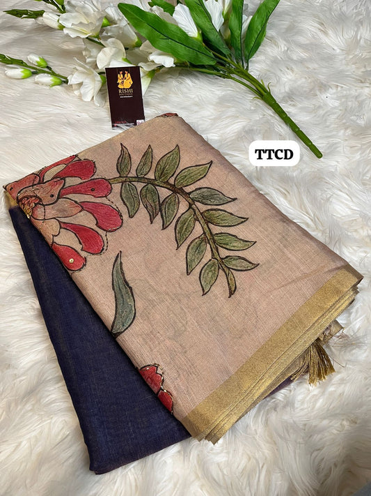 Jute silk saree with chumkey work
🥳✅