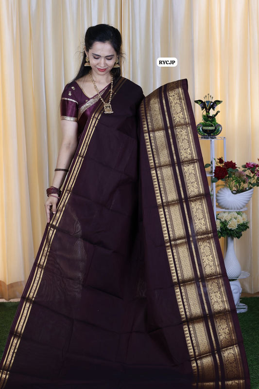 Kanchi cotton saree 🥰😎⏰️