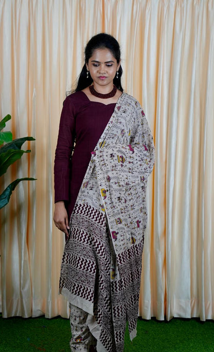 Unstiched Cotton salwar set. Prebook 25 days🥰😎(Top 2.5 Mtr,Bottom 2 Mtr)
