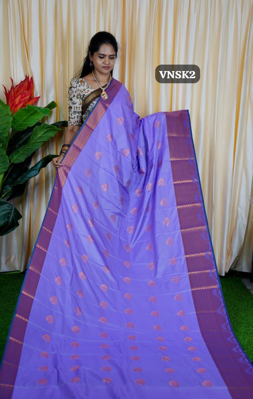 Semi silk sarees. 🥰