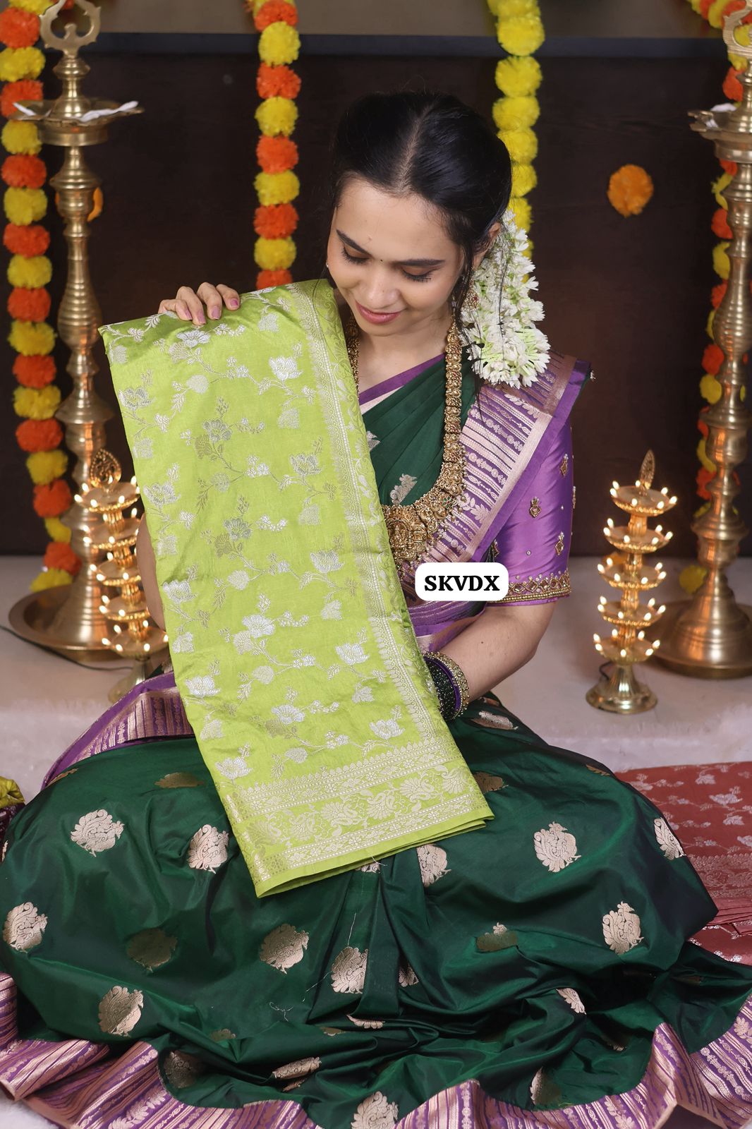 Banarasi semi soft silk saree 😍🥳