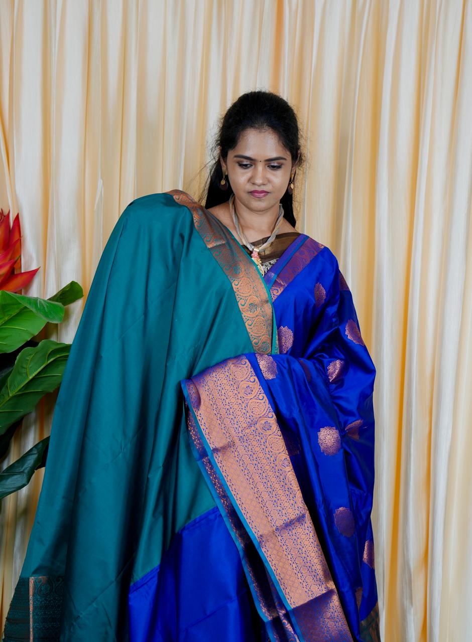 Semi silk sarees. 🥰