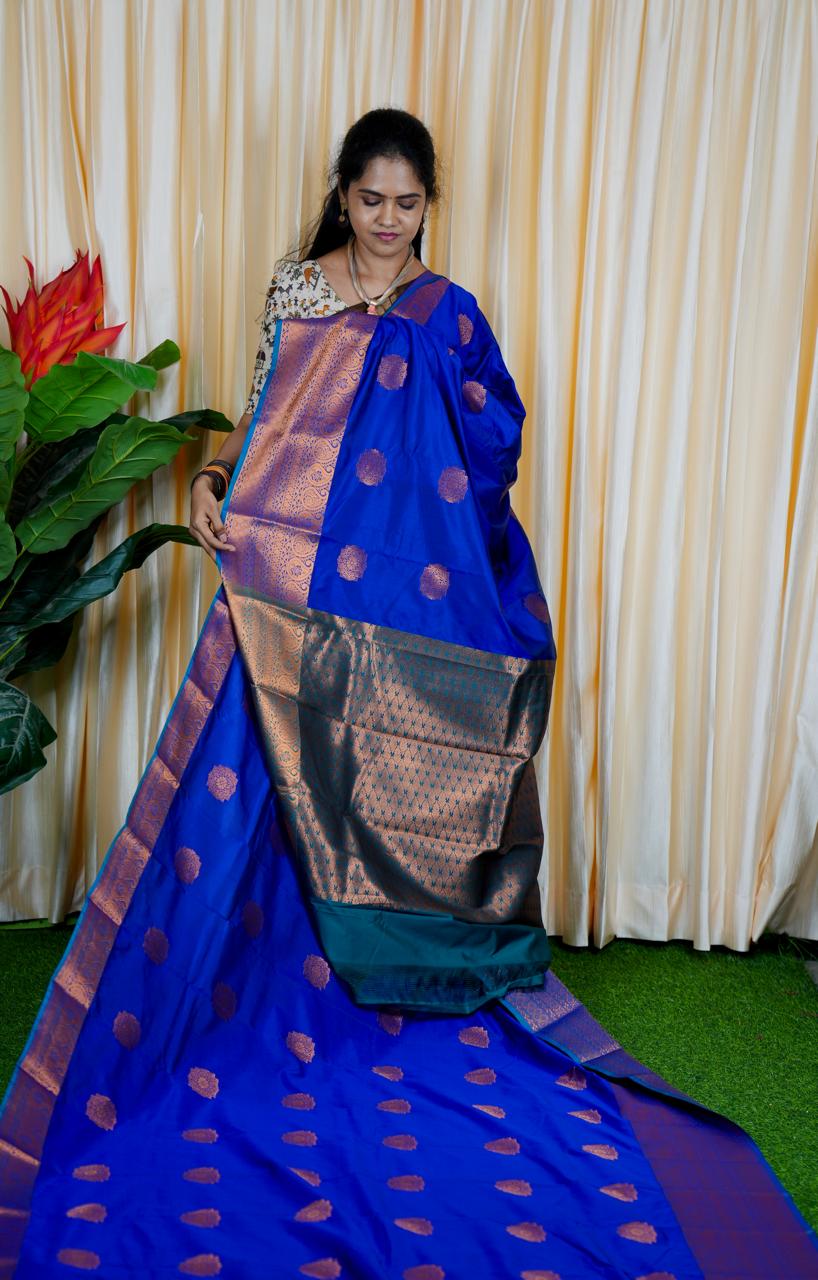 Semi silk sarees. 🥰