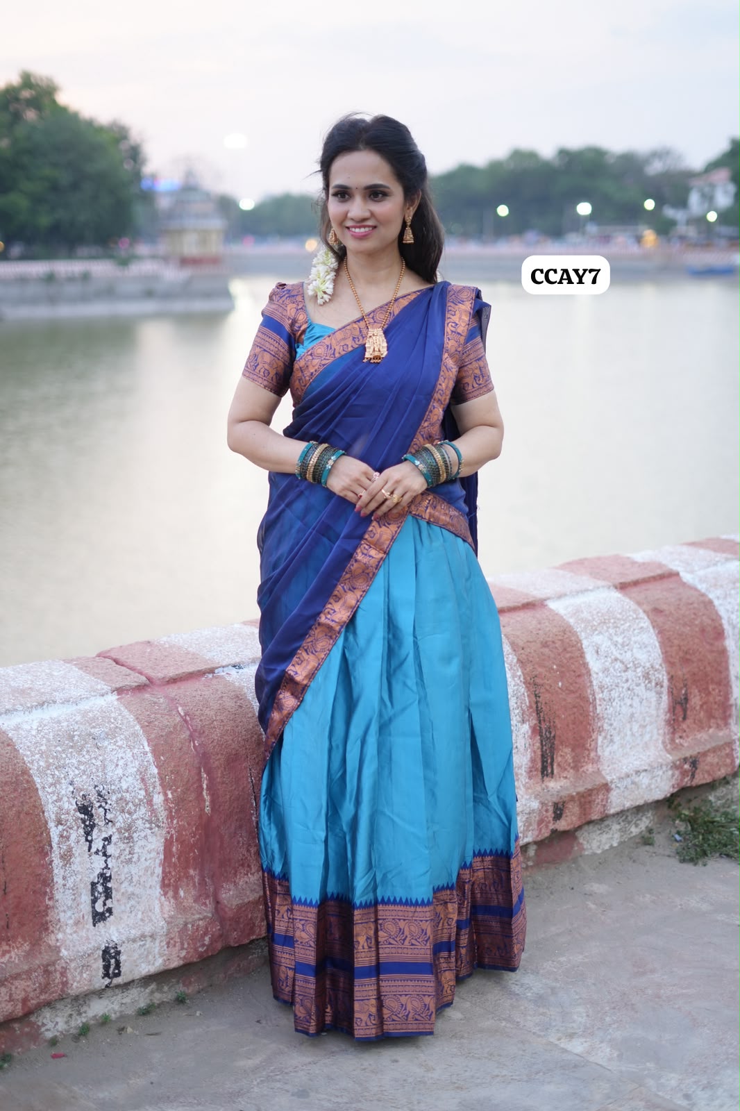 Half saree soft silk 🥳