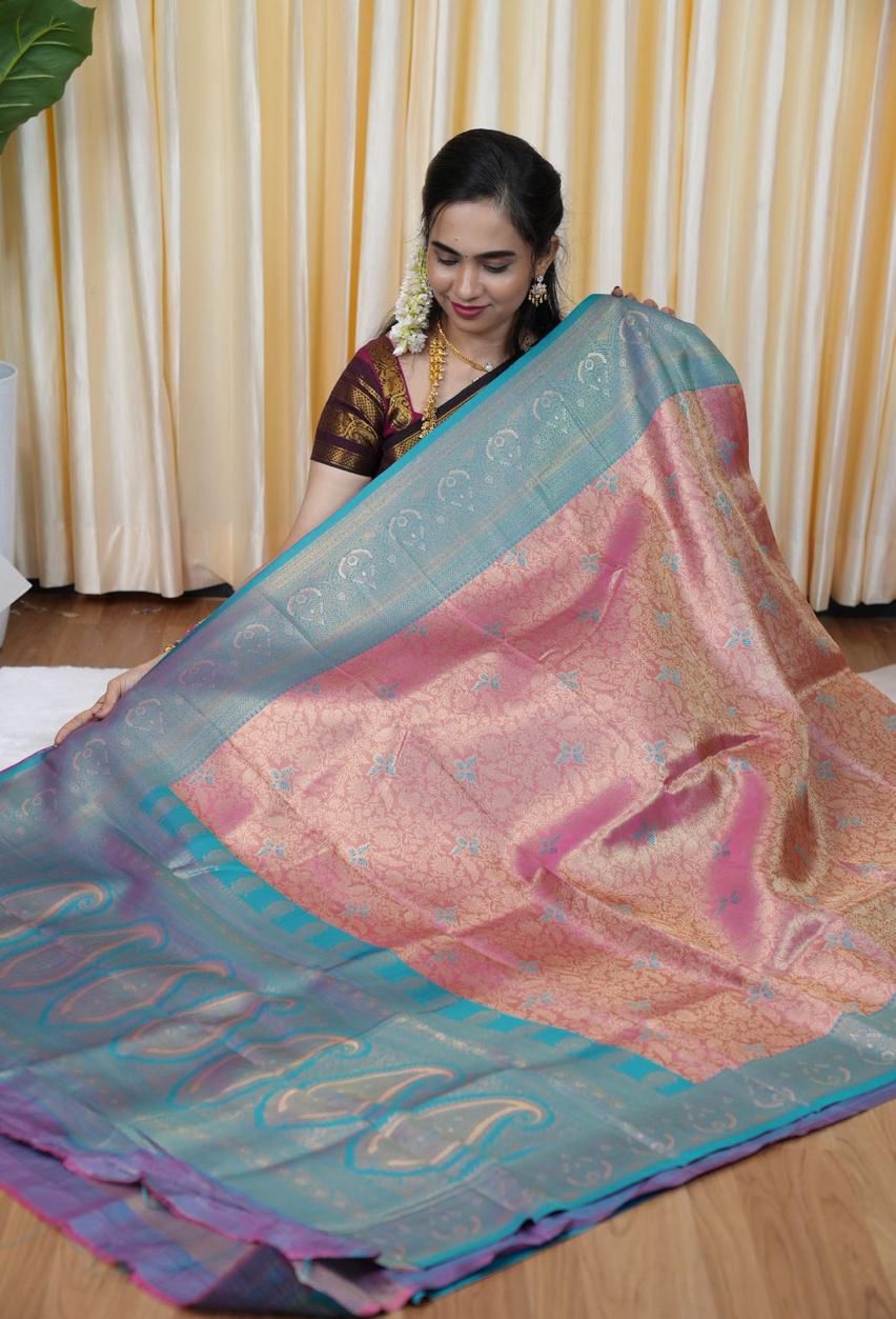 Bridal Kanchi semi silk saree🥰😎