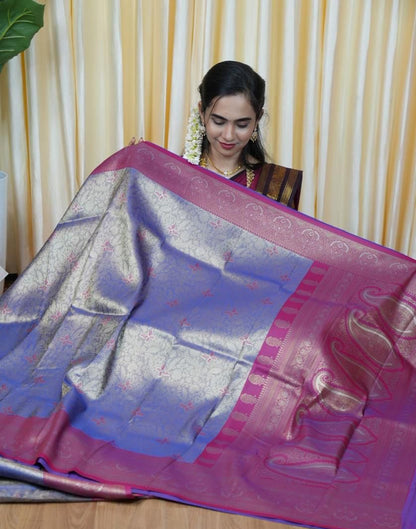 Bridal Kanchi semi silk saree🥰😎📚