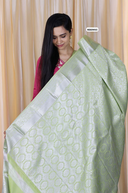Bridal.Semi soft silk saree 🥳