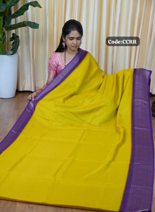 Mysore crepe silk saree🥳