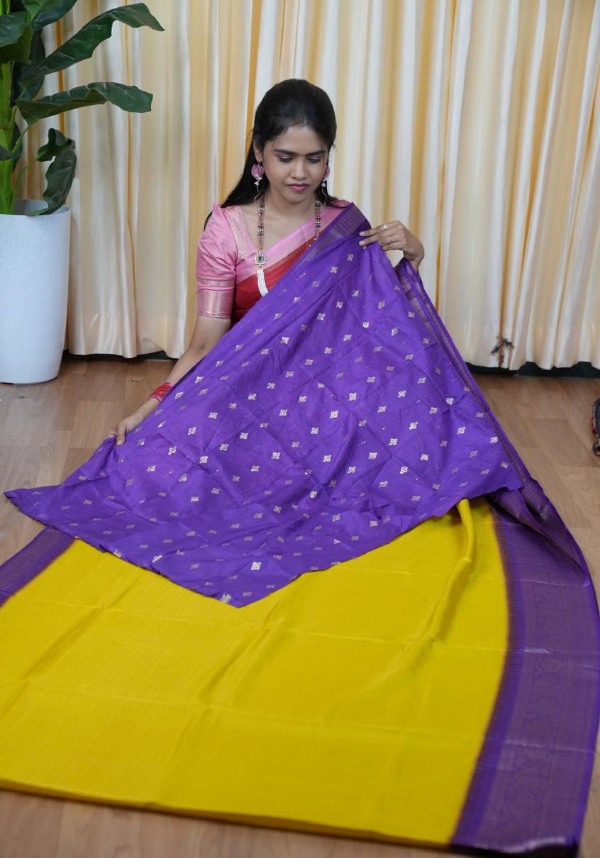 Mysore crepe silk saree🎁