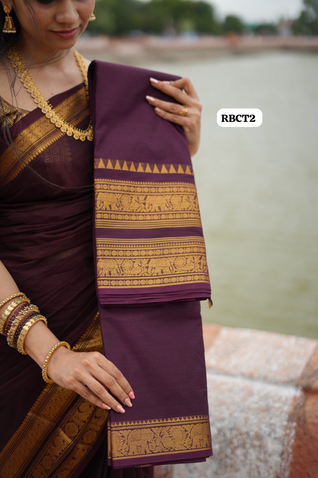 Kanchi cotton saree-😍😎📚 (small border Slight design change)