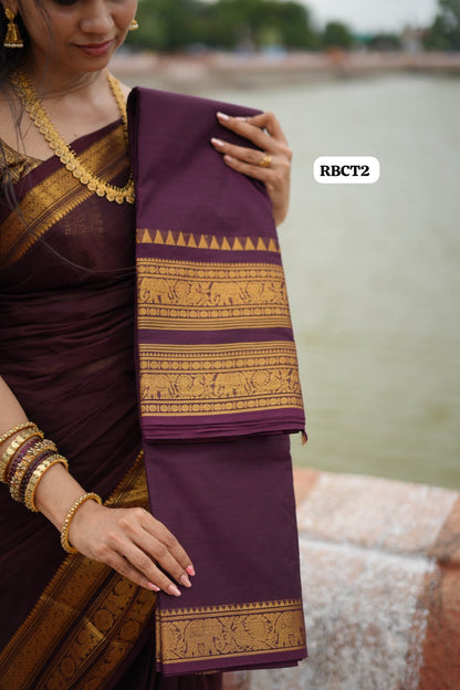 Kanchi cotton saree-😍😎📚 (small border Slight design change)