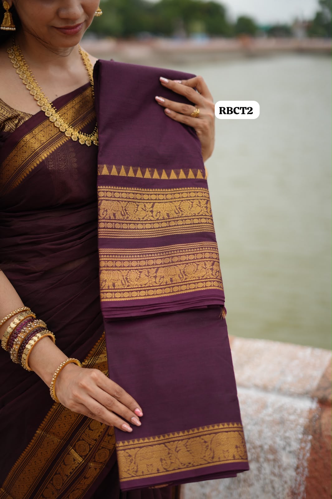 Kanchi cotton saree-😍😎📚 (small border Slight design change)