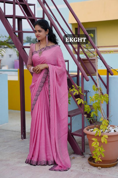 Fendy chiffon saree🥰😎🥳