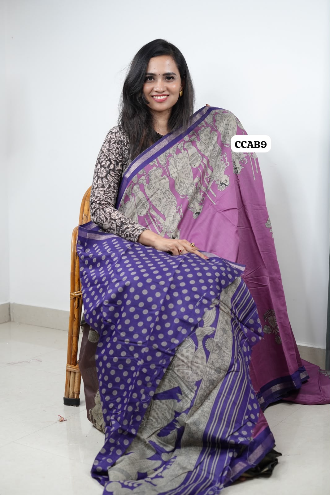 Kalamkari semi Model silk saree😍😎📚