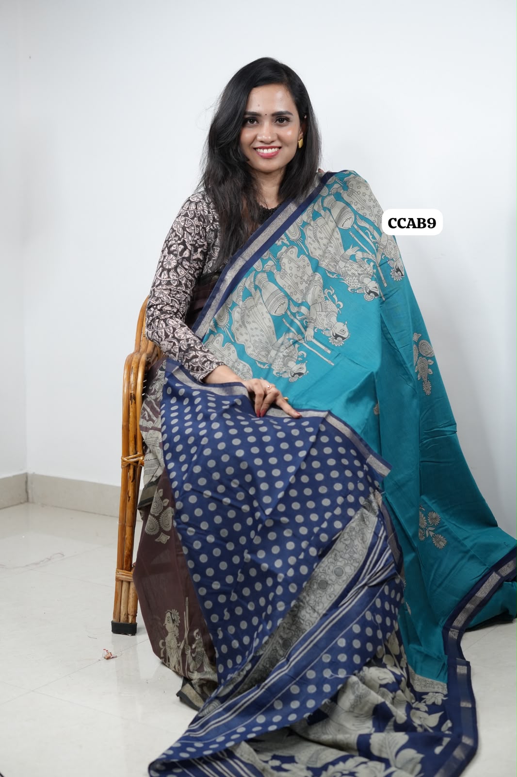 kalamkari Semi silk saree😍😎📚