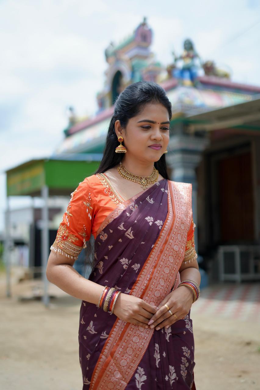 Kanchi Semi Silk Sarees🥰😎📚