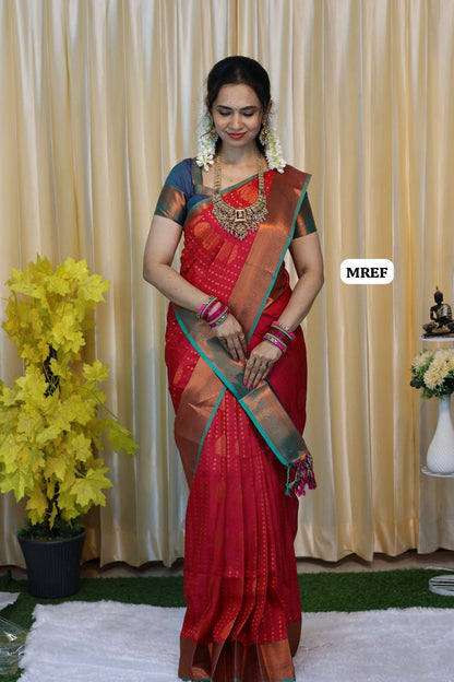 Semi soft silk saree 🥳