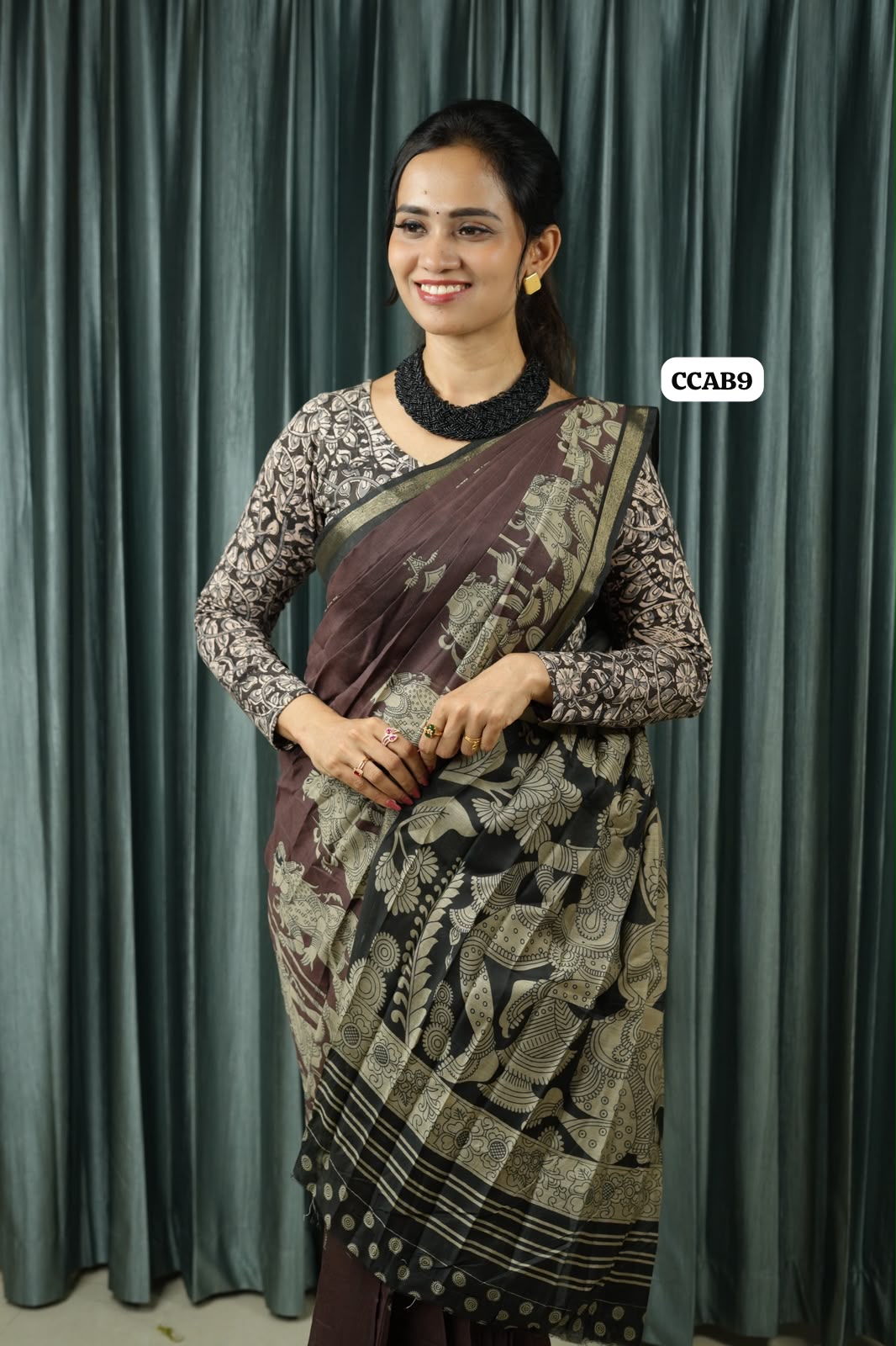 kalamkari Semi Modal Silk Saree😍😎📚