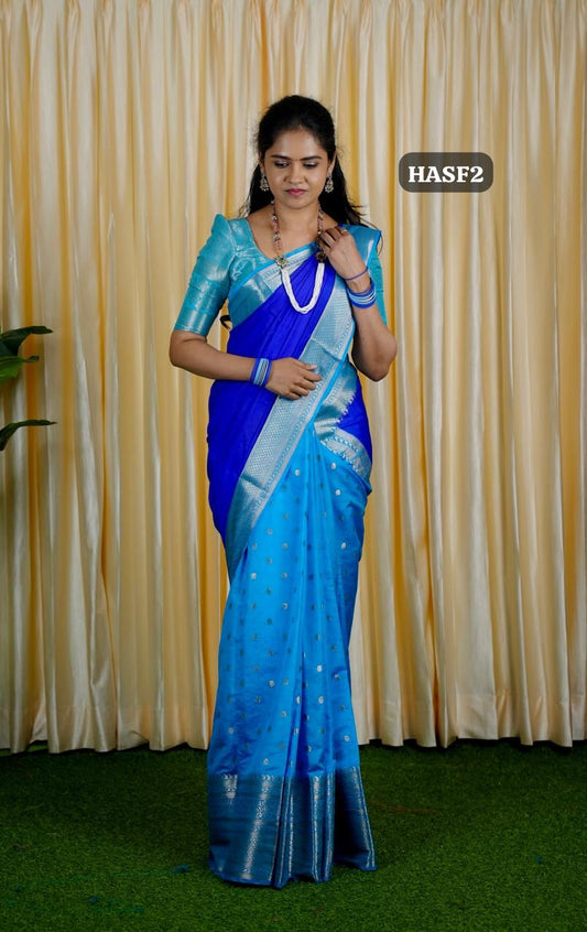Warm silk sarees. in half and half prebook👇