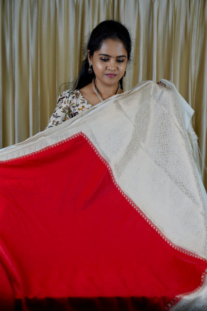 Warm silk sarees. in half and half 🥳✅