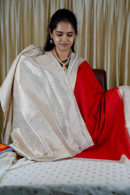 Warm silk sarees. in half and half 🥳✅