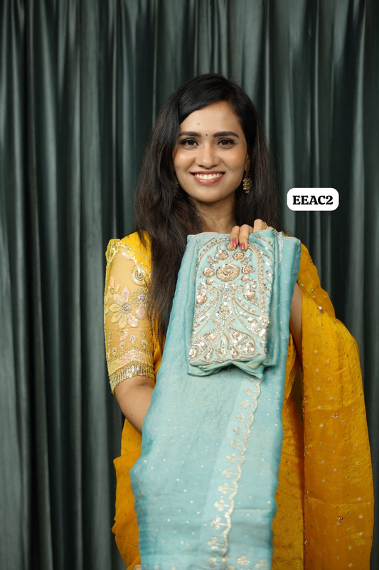 Space silk saree with jarkhand  diamond work 😍😎📚