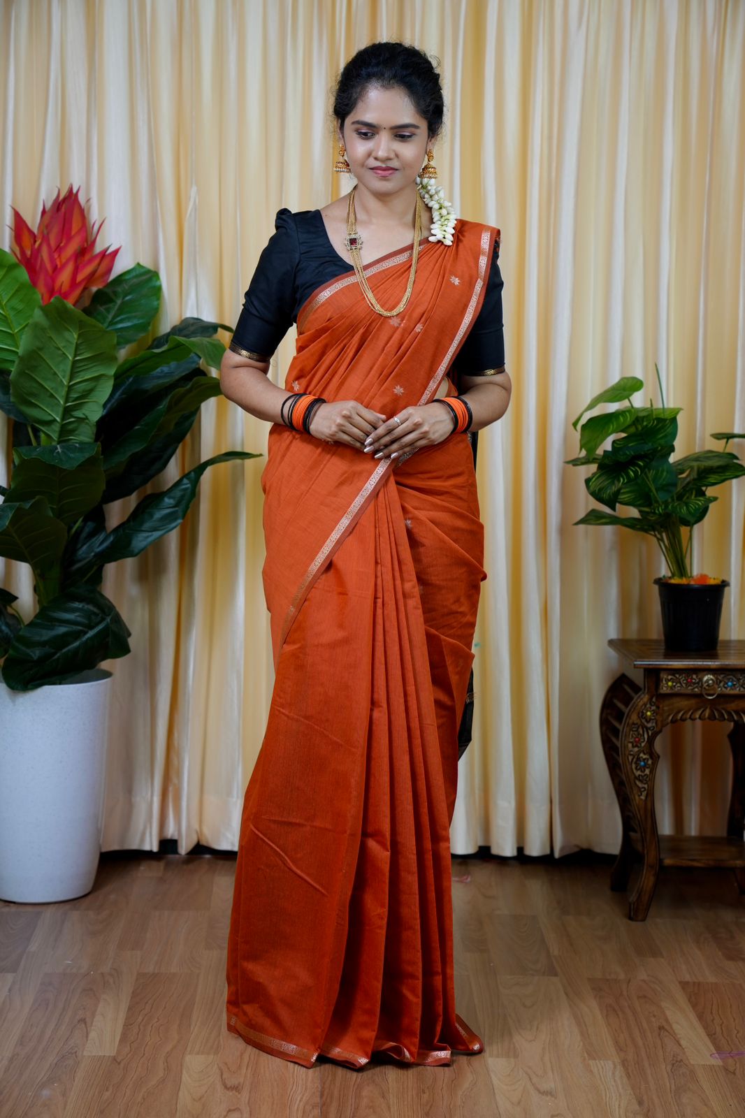 Maheswari silk Cotton saree 🥳