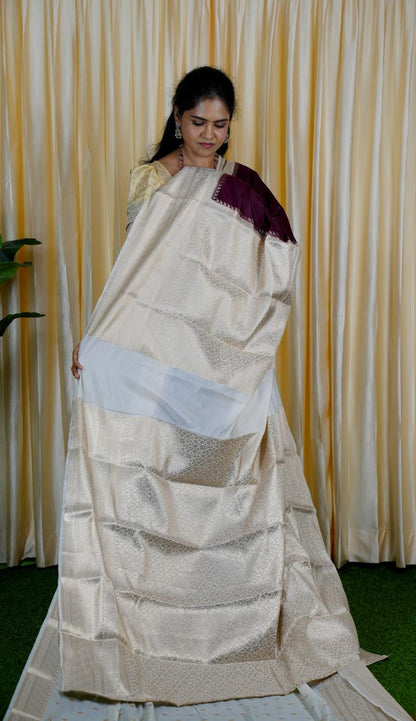 Warm silk sarees. in half and half 🥳✅