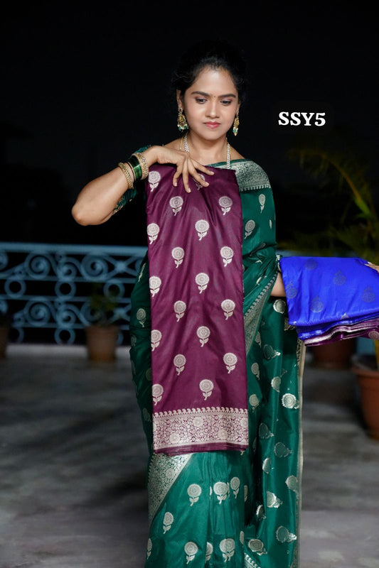 Premium Georgette Zari weaving Saree🥰