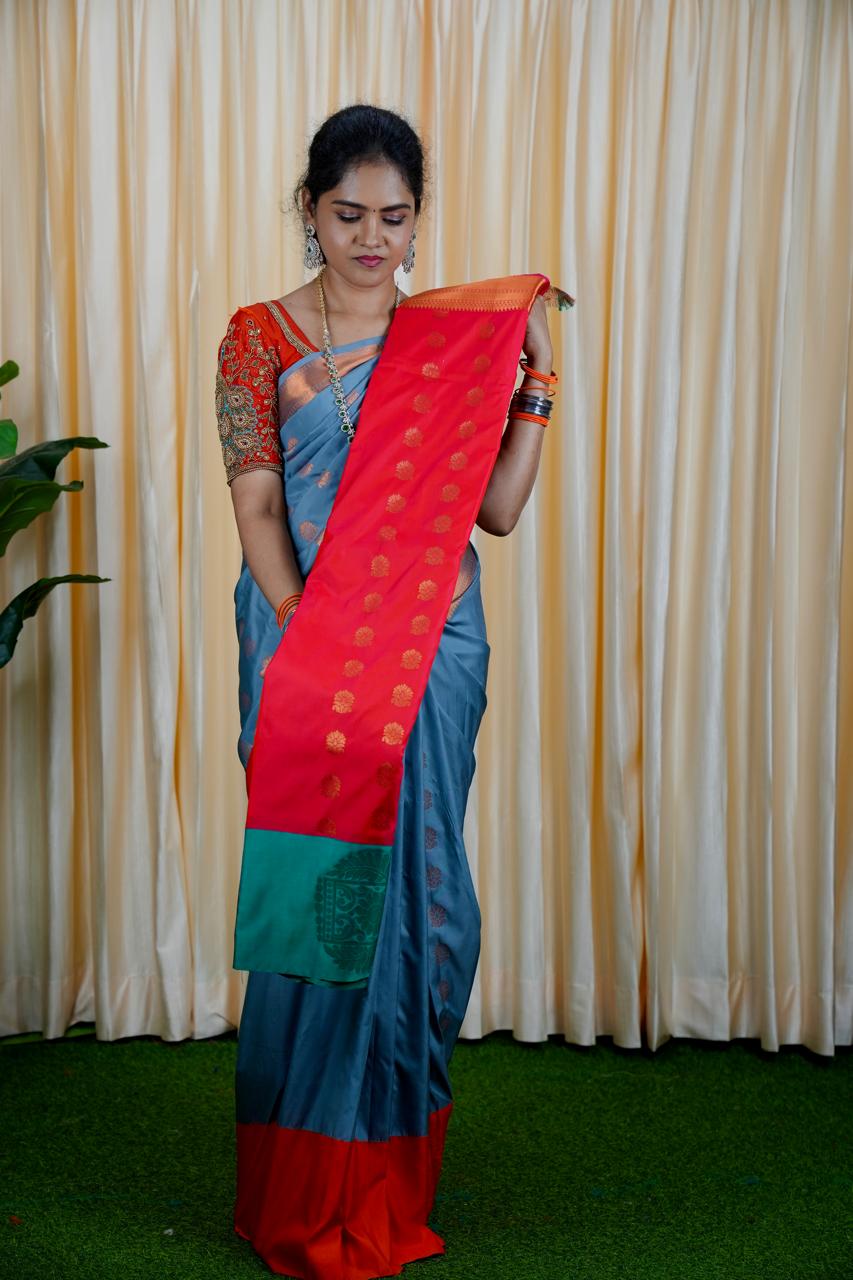 Korvai border soft silk sarees.🥳