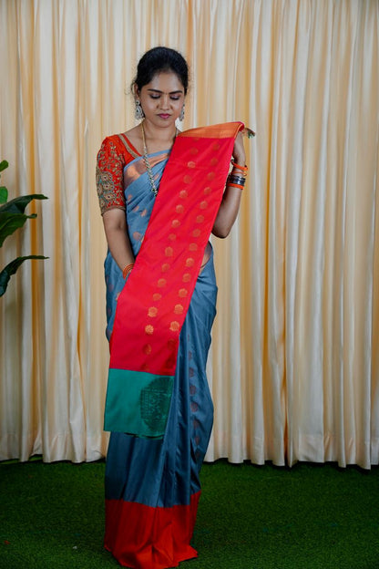 Korvai border soft silk sarees.🥳