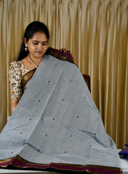 Premium Kanchi Cotton saree.🥳